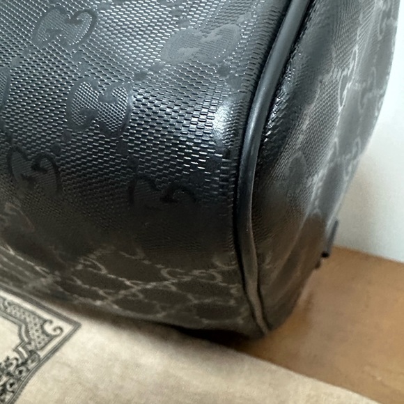 Gucci Imprime Monogram Medium Joy Stud Boston Black!!! - Picture 9 of 17